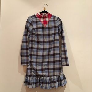GLAMOROUS tall uk size 6 midi plaid dress